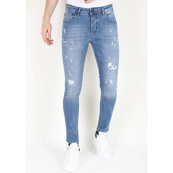 Mario Morato  Slim Fit Jeans Slim Jeans Stonewash Mit Löchern MM günstig online kaufen