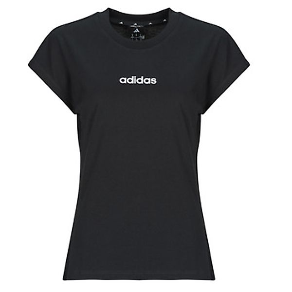 adidas  T-Shirt Essentials Linear Cotton T-Shirt günstig online kaufen