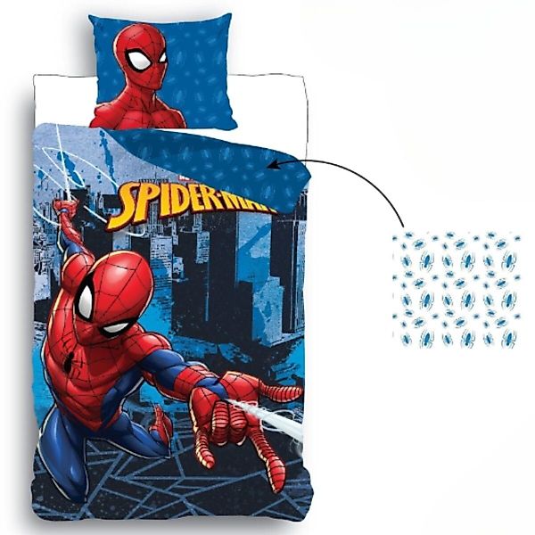 Spiderman Bettwäsche Wendebettwäsche Skye Spiderman Bettwäsche günstig online kaufen
