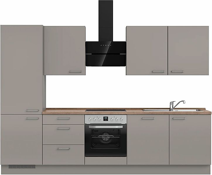 nobilia Küchenzeile ""Laser II", Ausrichtung wählbar, Breite 300 cm" vormon günstig online kaufen