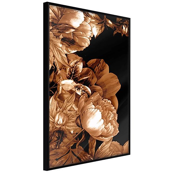 Poster - Summer Flowers In Sepia günstig online kaufen