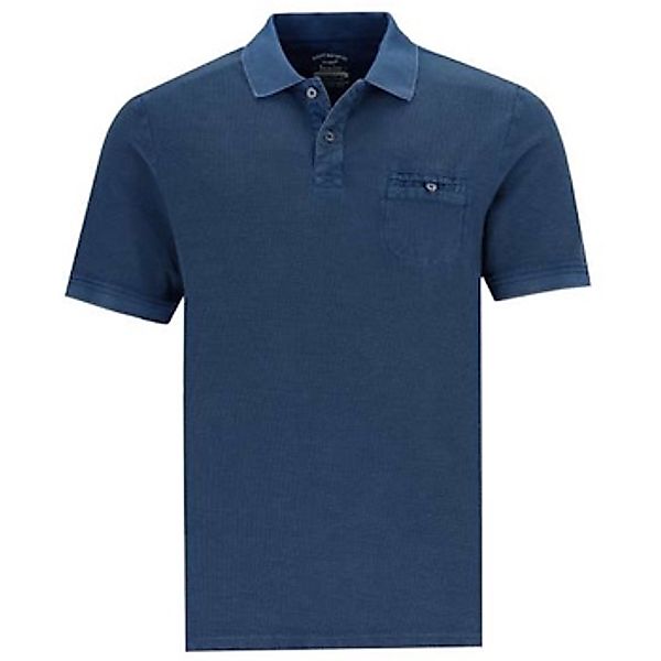 Hajo  T-Shirts & Poloshirts Poloshirt Garment Dye Kurzarmshirt mit Polokrag günstig online kaufen