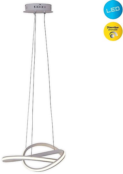 näve LED Pendelleuchte »Odrive« LED-Modul 1 Stk. Warmweiß dimmbar, schleife günstig online kaufen