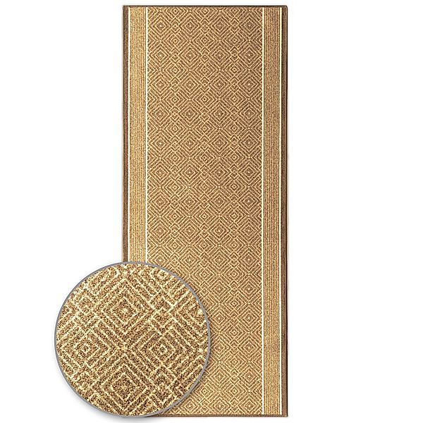Karat Teppich Läufer Olymp, Modernes Rauten-Design, günstig online kaufen
