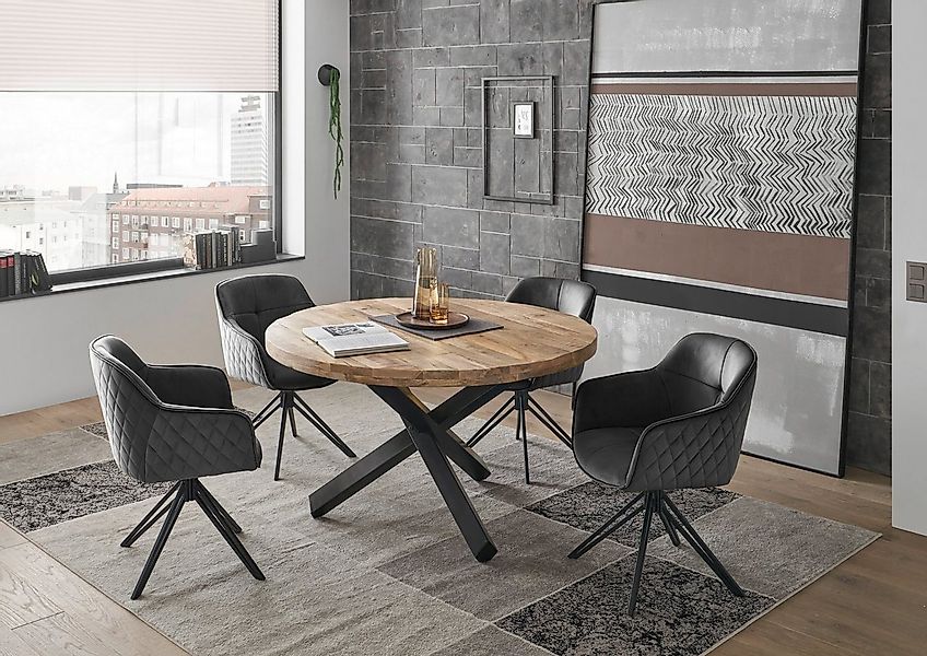 moebel-dich-auf Esszimmer-Set ACE, (Set, Esstisch mit 4 Stühlen), Mango Mas günstig online kaufen