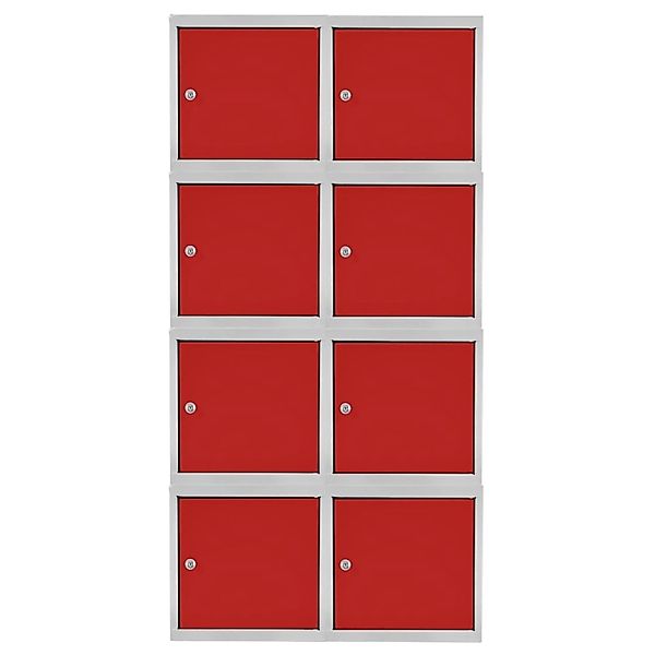 PROREGAL Mega Deal 8x Schließfachwürfel Blocky Mit Zylinderschloss & 2 Schl günstig online kaufen