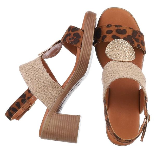 Ital-Design Elegante Damen Sandalen mit Blockabsatz günstig online kaufen