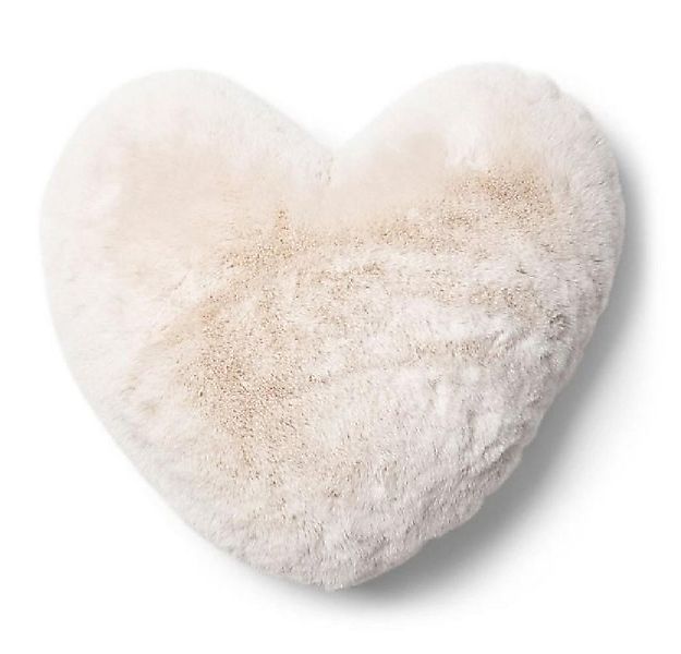 Rivièra Maison Kissenhülle Kissen Herz Heather Heart Faux Fur Pillow günstig online kaufen