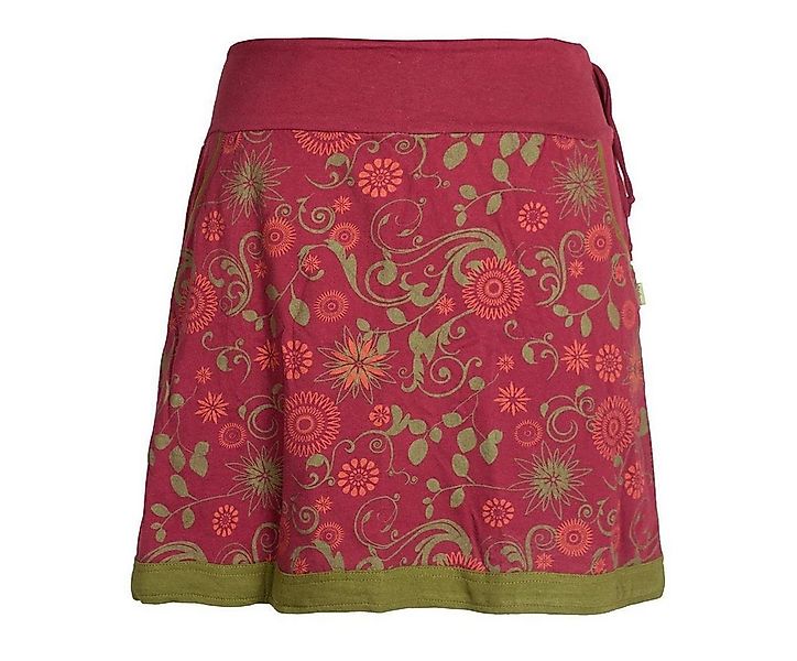 Vishes A-Linien-Rock Lagenlook Blumen-Rock mit Mandalas Tribals Druck Cache günstig online kaufen