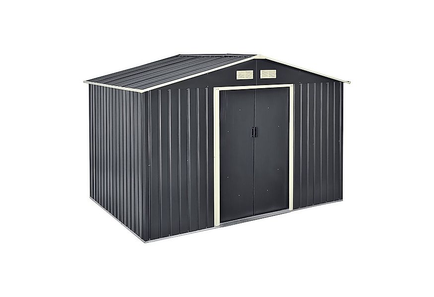 en.casa Gartenhaus, BxT: 277x191 cm, Gartenschuppen Metall 277x191x192cm Du günstig online kaufen