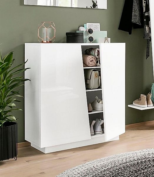 möbelando Schuhschrank Viterbo 79,2 x 86 x 38 cm (B/H/T) günstig online kaufen