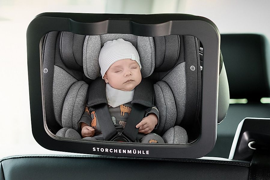 Storchenmühle Babyspiegel LED Rücksitzspiegel, Auto Baby Spiegel für Kopfst günstig online kaufen