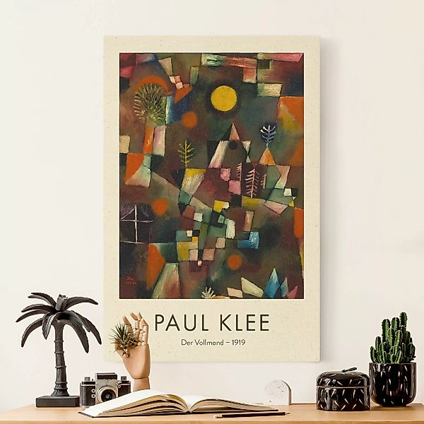 Leinwandbild auf Naturcanvas Paul Klee - Der Vollmond - Museumsedition günstig online kaufen