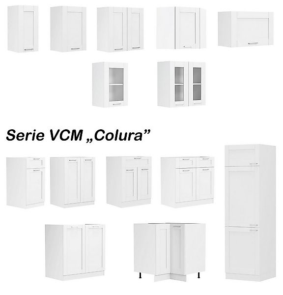 VCM Hängeschrank Küchenschrank B. 60 cm Hängeschrank Klappe Colura günstig online kaufen