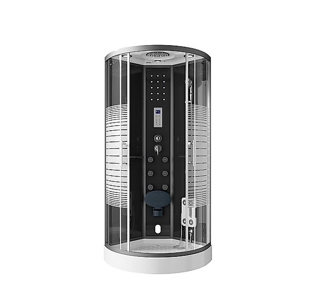 HOME DELUXE Dampfdusche BLACK PEARL, BxT: 90x90 cm, Einscheibensicherheitsg günstig online kaufen