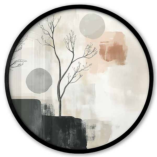 MuchoWow Poster Rund - Wabi sabi günstig online kaufen