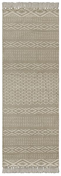 andas Läufer "Neo" rechteckig 3 mm Höhe im Boho Look, mit Fransen, Teppichl günstig online kaufen