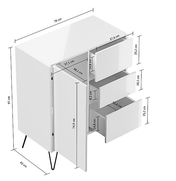 Magnolia Home Sideboard Sideboard Yako XL günstig online kaufen