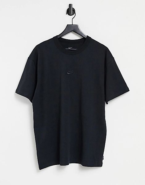 Nike – Premium Essentials – Oversize T-Shirt in Schwarz günstig online kaufen
