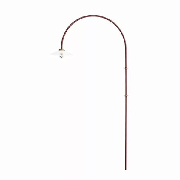 Wandleuchte mit Stromkabel Hanging Lamp n°2 metall rot / H 235 x L 75 cm - günstig online kaufen