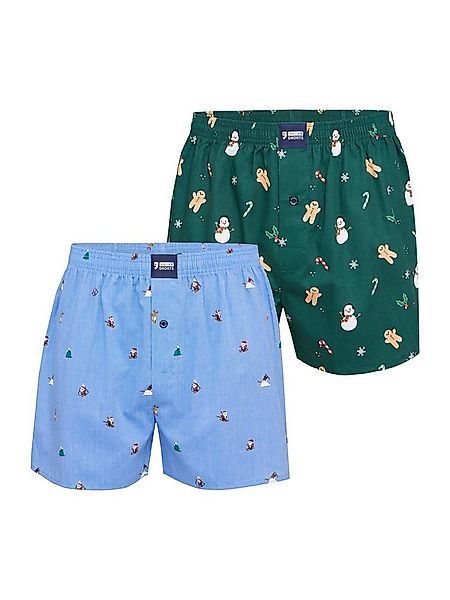 HAPPY SHORTS Boxer XMAS (2-St) unterhose unterwäsche boxershort günstig online kaufen
