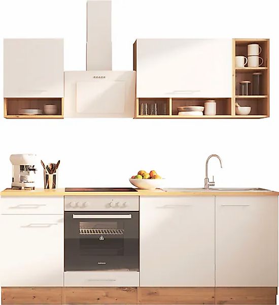 RESPEKTA Küche »Hilde« Breite 220 cm, wechselseitig aufbaubar, exkl. Konfig günstig online kaufen