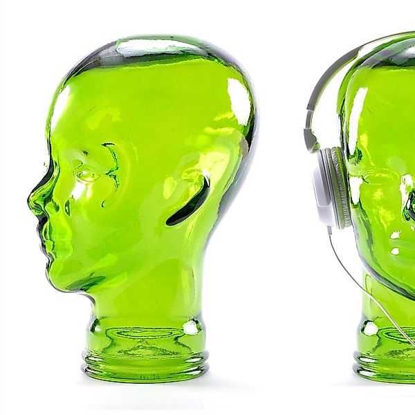 DESIGN DELIGHTS Skulptur Glas KOPFHÖRERSTÄNDER MICK günstig online kaufen