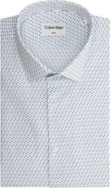 Calvin Klein Langarmhemd POPLIN PRINT SLIM günstig online kaufen