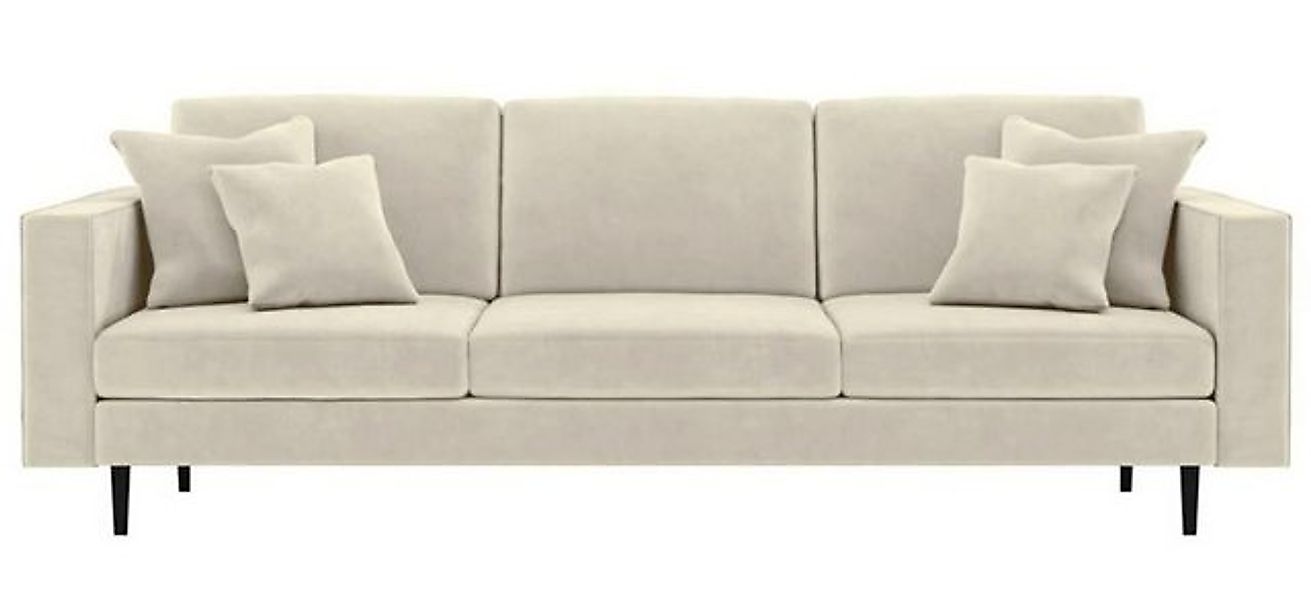 Xlmoebel Sofa Neues Stoffsofa für das Wohnzimmer in Beige mit Platz für vie günstig online kaufen