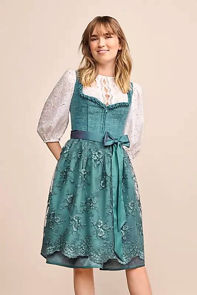 Krüger Madl Dirndl Midi Dirndl mit Tüllschürze günstig online kaufen