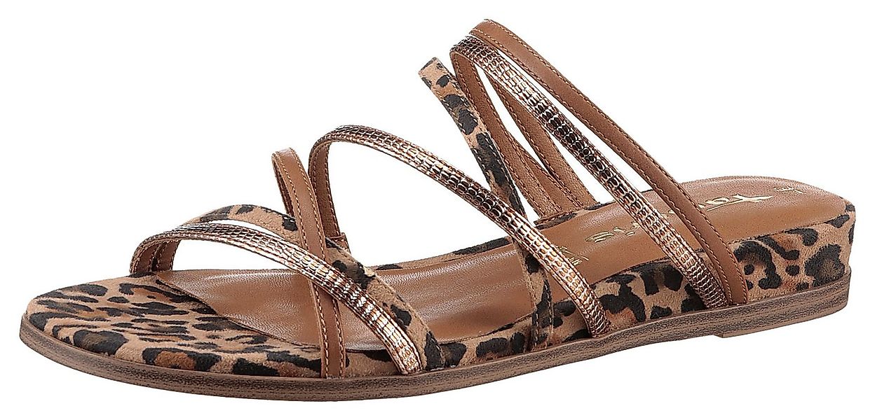 Tamaris Pantolette, Keilabsatz, Sommerschuh, Schlupfschuh in veganer Verarb günstig online kaufen