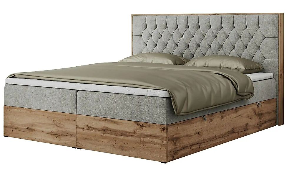 Boxbett mit Bettkasten Amore ¦ grau ¦ Maße (cm): B: 168 H: 115 Betten > Kom günstig online kaufen
