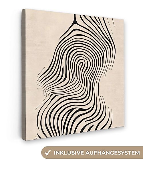 OneMillionCanvasses® Leinwandbild Linien - Abstrakt - günstig online kaufen