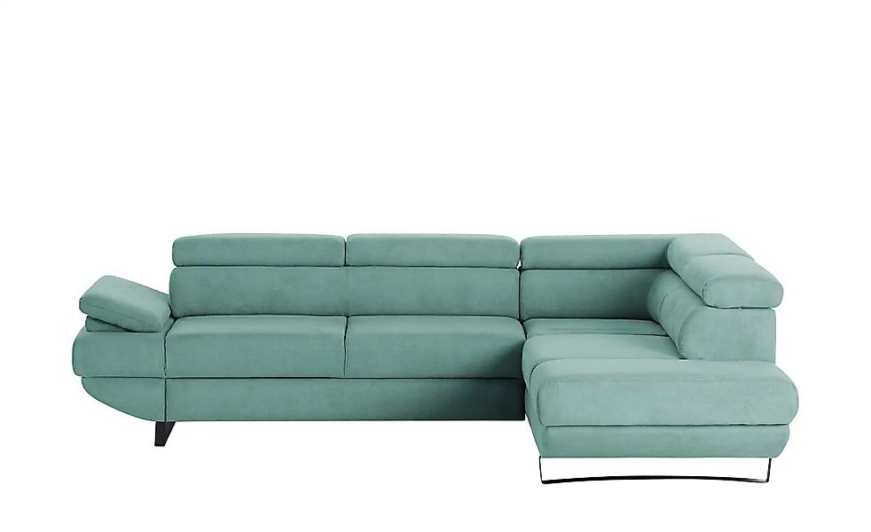 switch Ecksofa aus Mikrofaser Gio ¦ türkis/petrol ¦ Maße (cm): B: 263 H: 74 günstig online kaufen