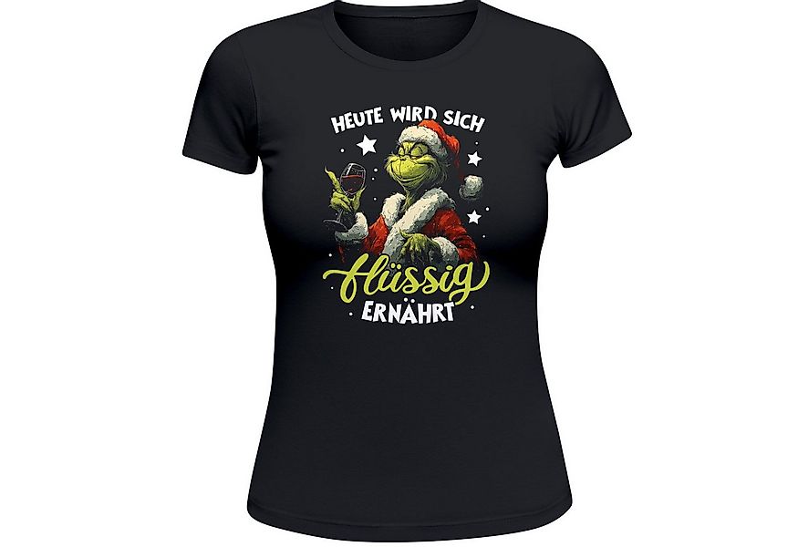MoonWorks Print-Shirt Weihnachtsshirt Damen Motiv - Anti XMAS Spruch - Chri günstig online kaufen