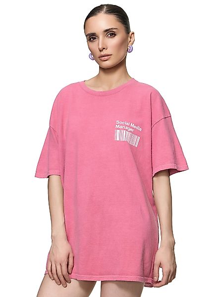 Worldclassca T-Shirt Worldclassca Oversized Print SOCIAL günstig online kaufen