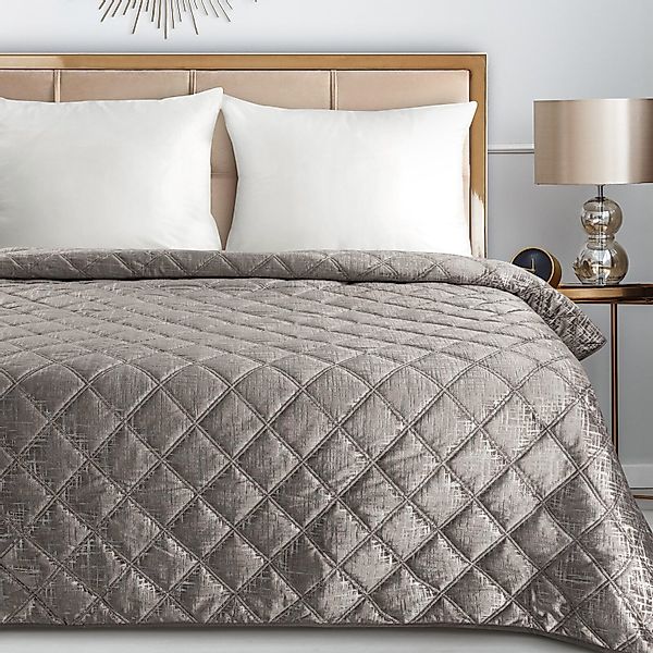 Eurofirany Tagesdecke Eleganter Bettüberwurf BLINK6 silber günstig online kaufen