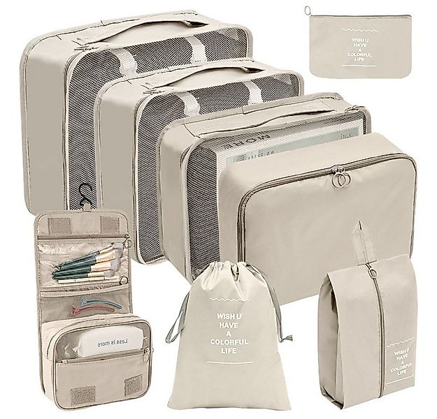 zggzerg Aufbewahrungsbox Koffer Organizer, 8 Teilige Wasserdichte Packing C günstig online kaufen