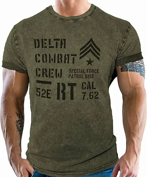 GASOLINE BANDIT® T-Shirt für US Army Fans: Delta Combat Crew günstig online kaufen