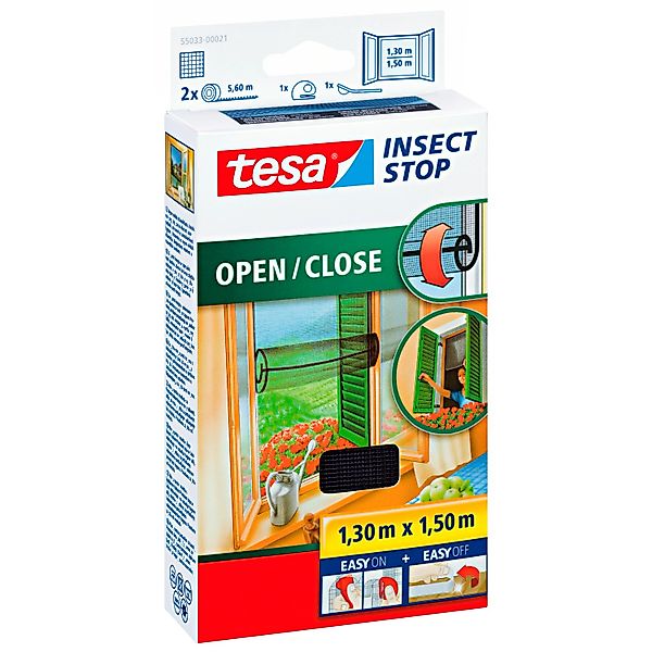 tesa Insektenschutz-Fensterrahmen "Insect Stop Comfort Fliegengitter für Fe günstig online kaufen