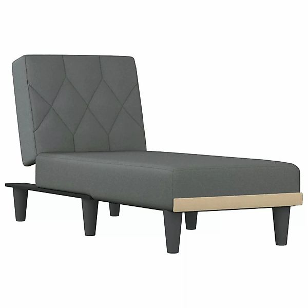 vidaXL Chaiselongue Dunkelgrau Stoff Modell 9 günstig online kaufen