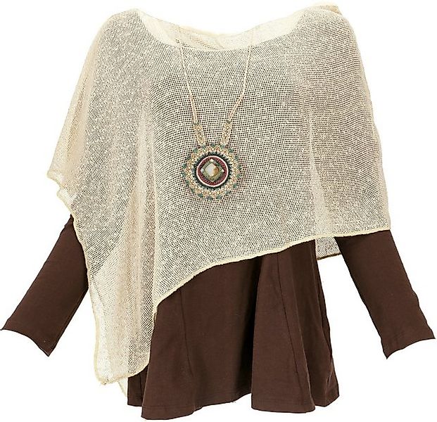 Guru-Shop Langjacke Goa Poncho, Sommerponcho, Festival günstig online kaufen