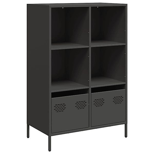 vidaXL Highboard Schwarz 68x39x103,5 cm Stahl 851382 günstig online kaufen