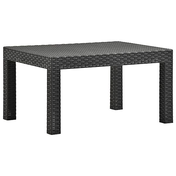 vidaXL Gartentisch Anthrazit 58x58x41 cm PP Rattan 315640 günstig online kaufen