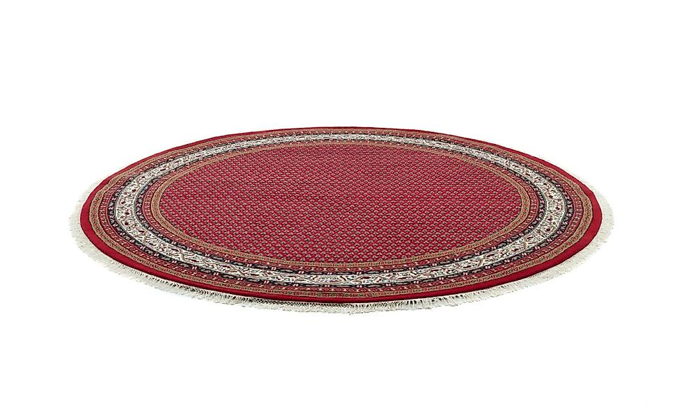 THEKO Orientteppich  Chandi Mir ¦ creme ¦ Wolle Ø: 100 Teppiche > Wohnteppi günstig online kaufen