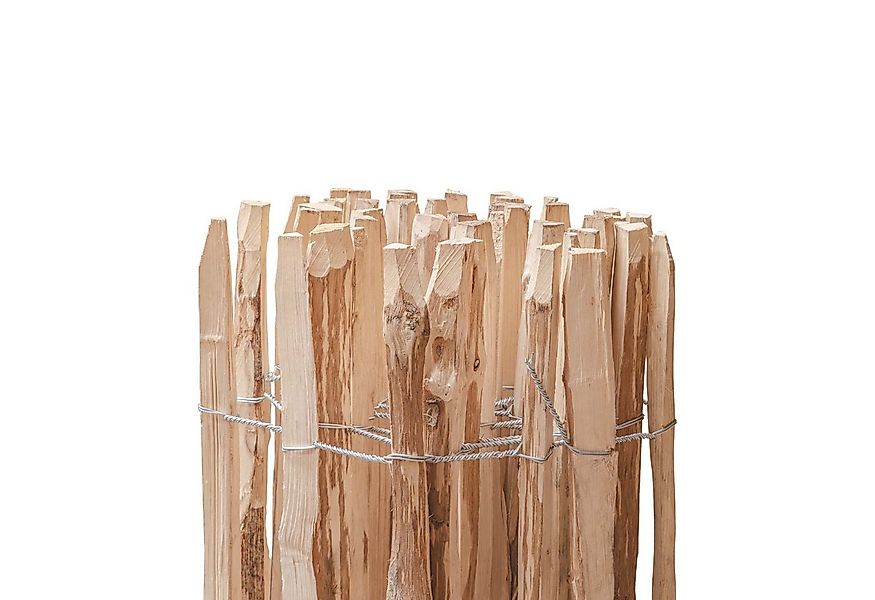 STILTREU Staketenzaun Staketenzaun Haselnuss - Höhe 80 cm, Länge 5 m, Latte günstig online kaufen