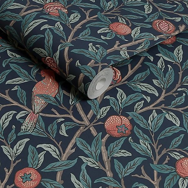 WILLIAM MORRIS AT HOME Vliestapete »Bird & Pomegranate«, Retro, Design Tape günstig online kaufen
