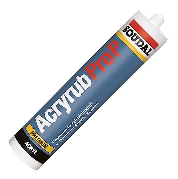 SOUDAL Maleracryl Soudal Acryl Acryrub pro P 310 ml weiss, (1-tlg) günstig online kaufen