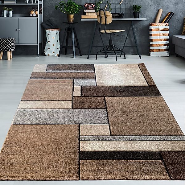 TeppichHome24 Teppich Eleganter Wohnzimmerteppich mit Design günstig online kaufen