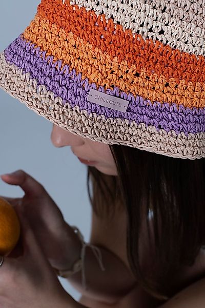 chillouts Strohhut aus Papierstroh mit knautschbarer Struktur & verstellbar günstig online kaufen